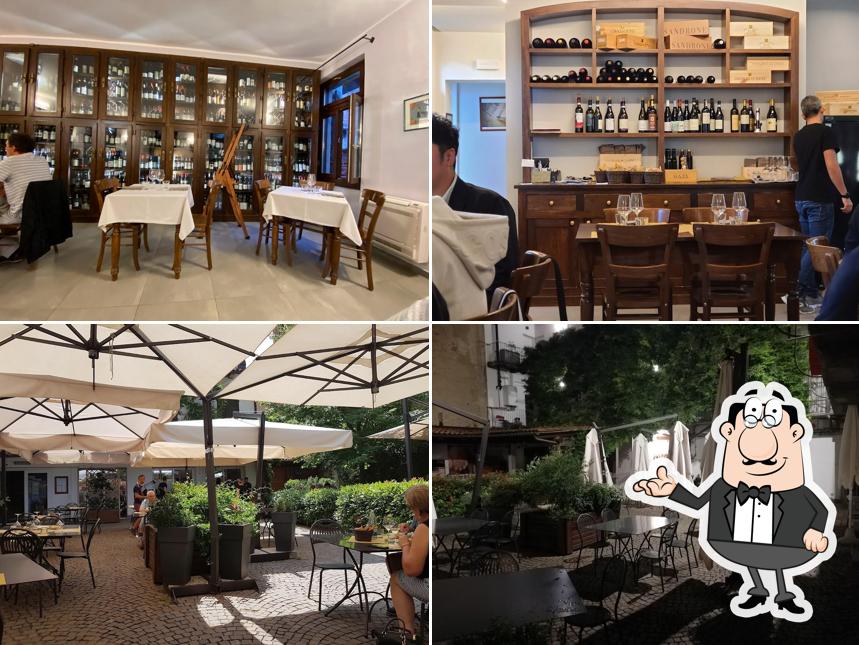 Gli interni di Osteria del Boccondivino