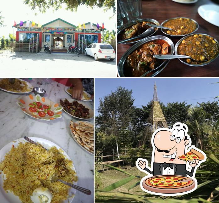 Pick pizza at Ramdhenu Dhaba & Bar
