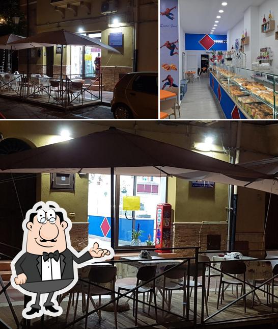 La foto di interni e esterno da Spider food