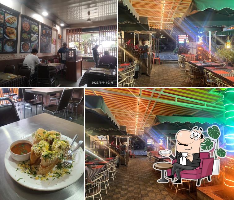 The interior of Shivam Pure Veg Restaurant