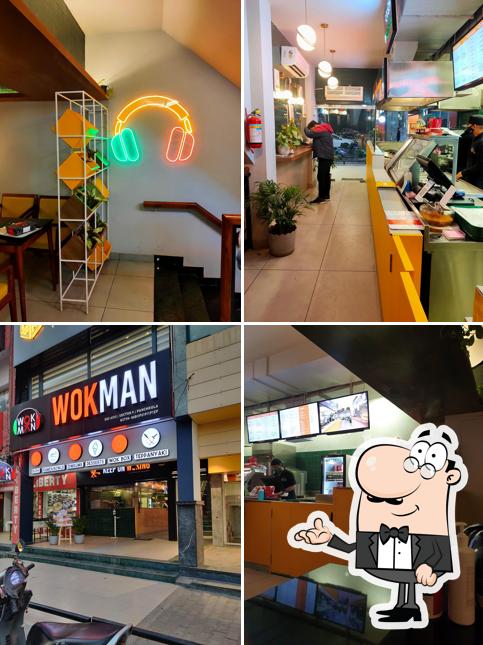 The interior of Wokman