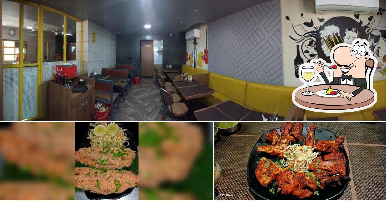 The restaurant's food and interior