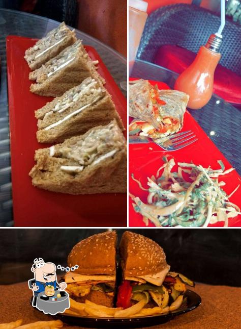 Food at The Real Green Cafe