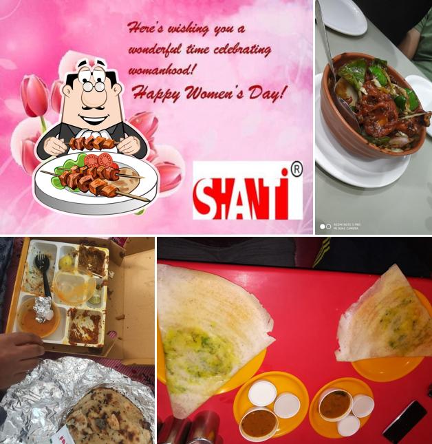 Food at Shanti Restaurant
