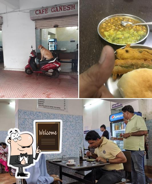 Here's a picture of Cafe Ganesh good breakfas and tea and coffee