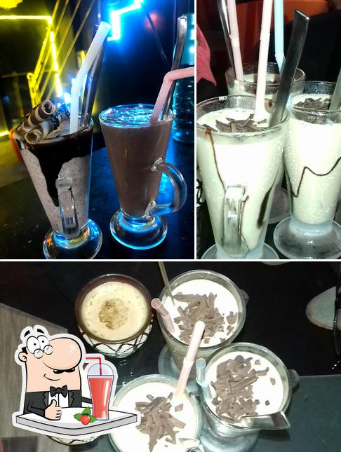 Enjoy a beverage at Candle Light Cafe