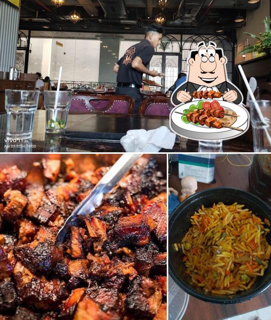 This is the picture depicting food and interior at Castle's Barbeque - Noida