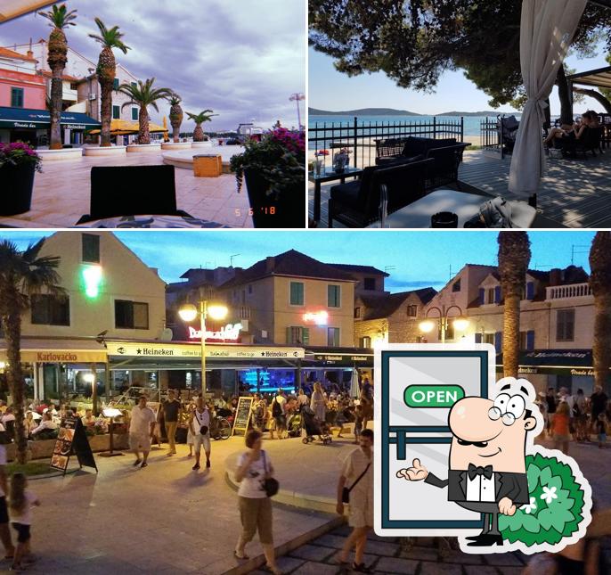 Goditi la vista dagli esterni di Caffe Bar Dalmatino