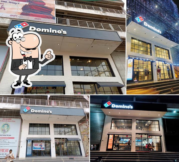 The exterior of Domino's Pizza Sarkanda, Bilaspur