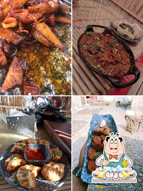 Order seafood at Guthyaar The Cafeteria