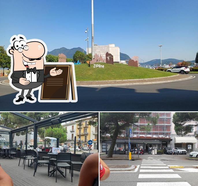 Gli esterni di Le Cafe'