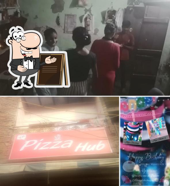 The exterior of Pizza hub