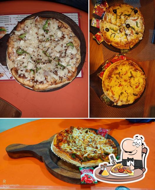 Pick various kinds of pizza
