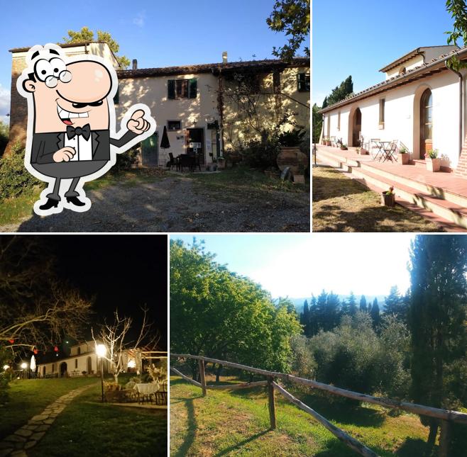 Gli esterni costituiscono una caratteristica importante di Relais Podere Borgaruccio