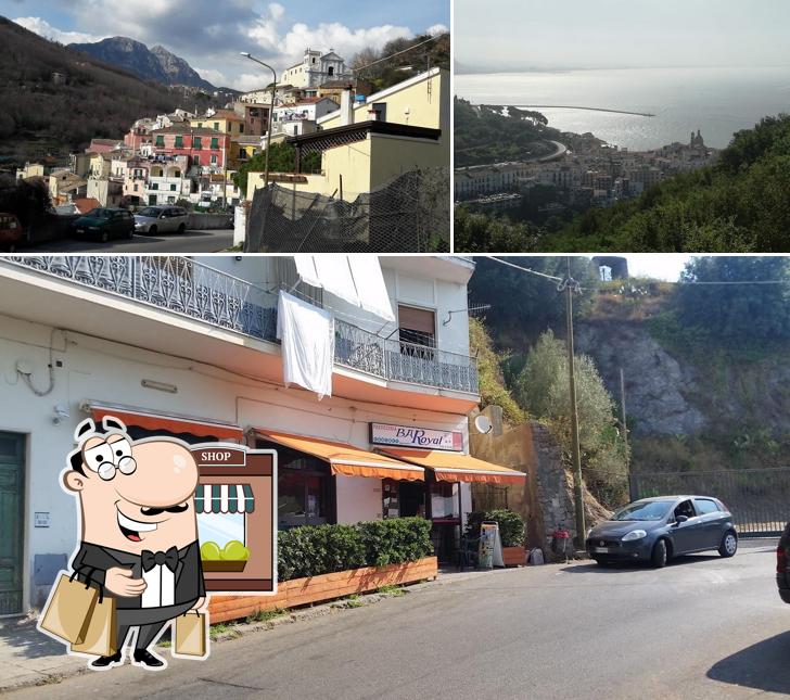 Goditi la vista dall'area esterna di Bar Royal Di Avallone Francesco