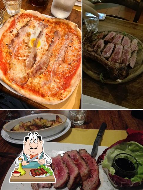Prenditi i piatti di carne a Le Chiavi d'Oro