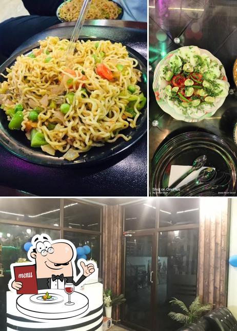 Food at The moonlite cafe and restaurant
