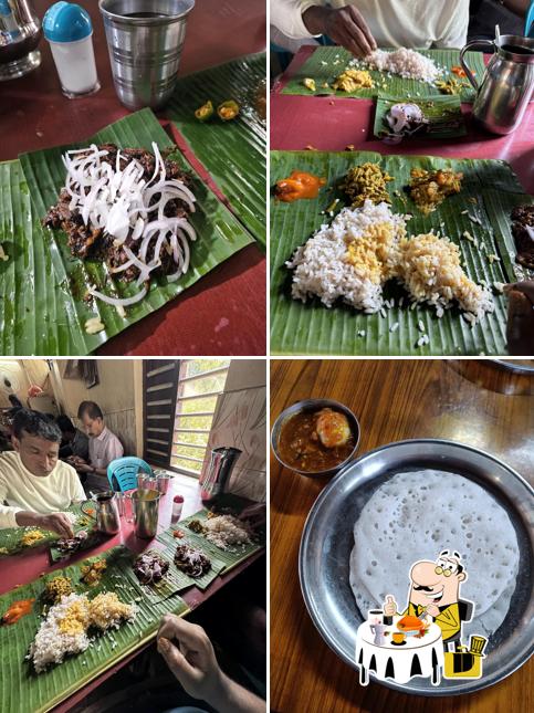 Food at Sree Narayana Hotel