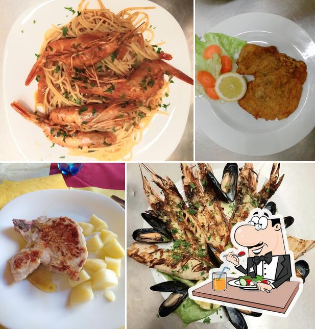 Cibo al Ristorante Lo Scarabeo