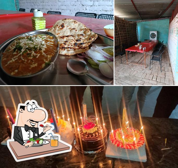 Apna dhaba is distinguished by food and interior