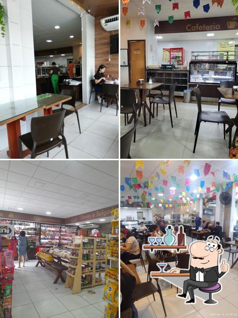 O interior do Donna Maria Delicatessen