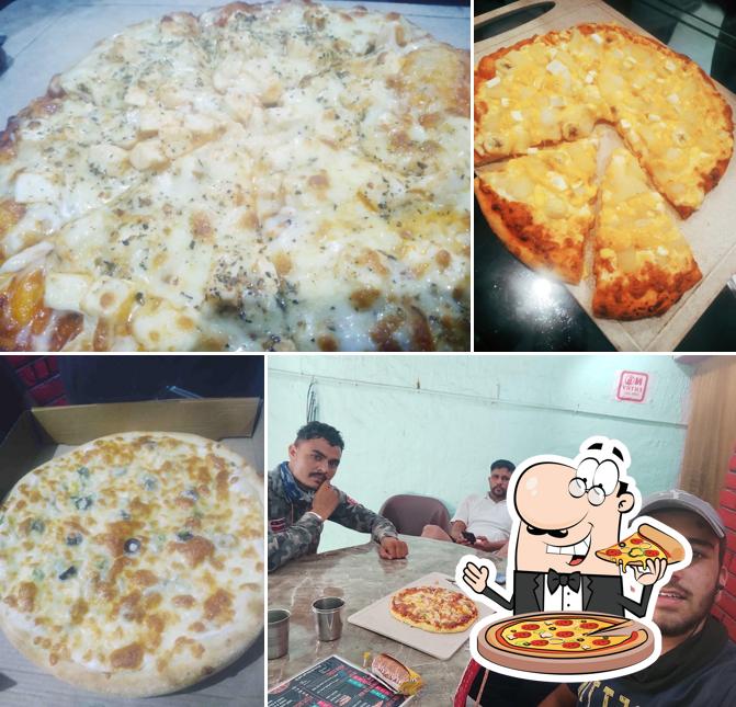 At Fire wood pizza, you can taste pizza