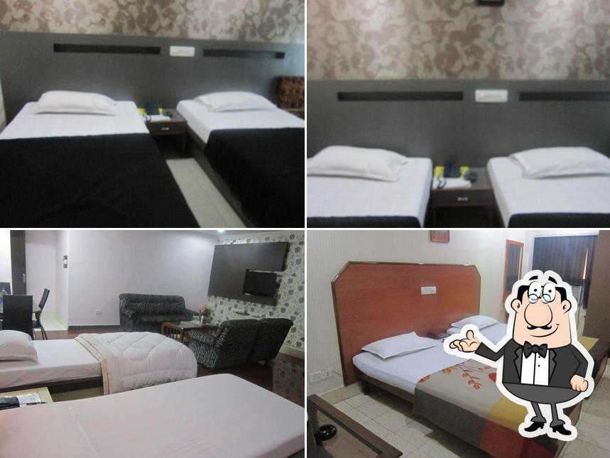 The interior of Hotel Darshan