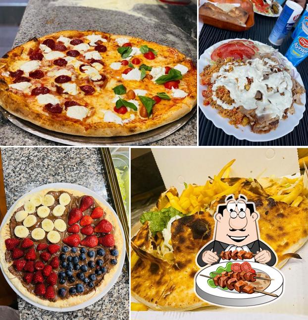 Platti al Istanbul Kebab pizza