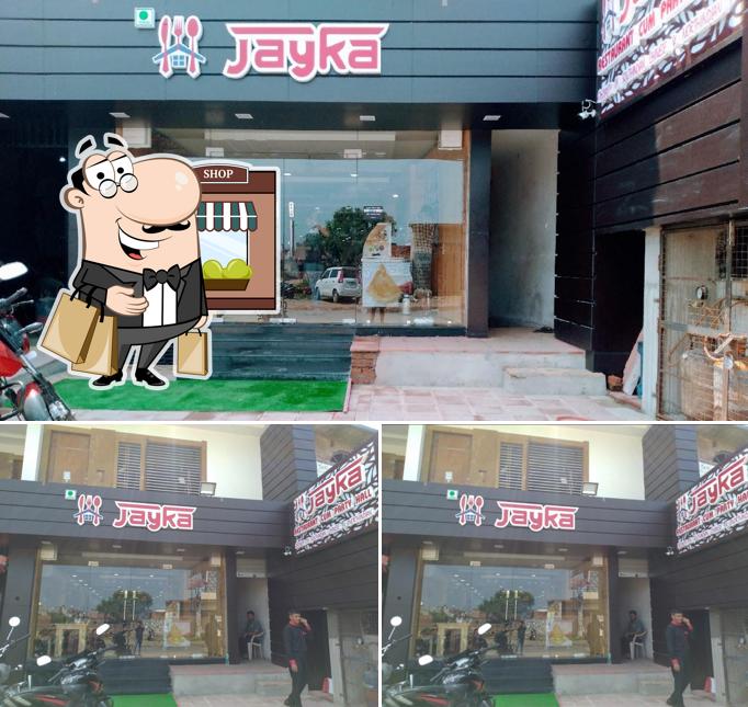 The exterior of Jayka Restaurant