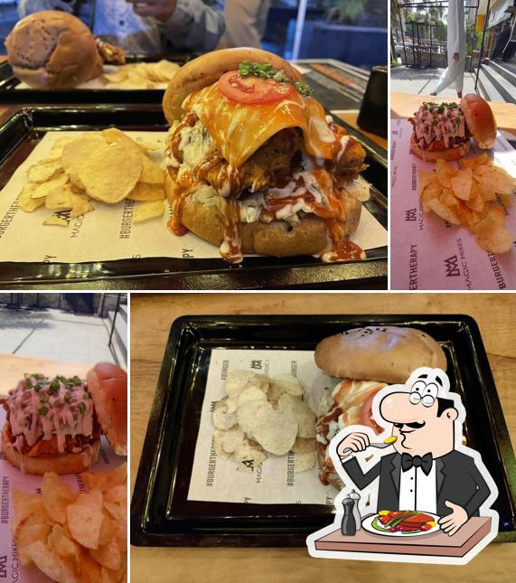 Meals at Magic Mikes Burgertherapy