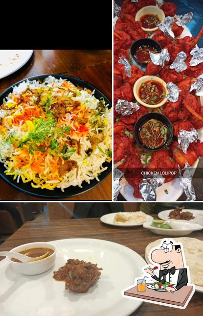 Food at Ajwaa restaurant