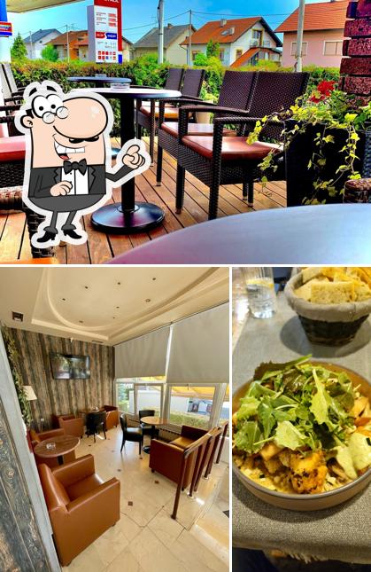 Caffe bar Lotos si caratterizza per la interni e cibo
