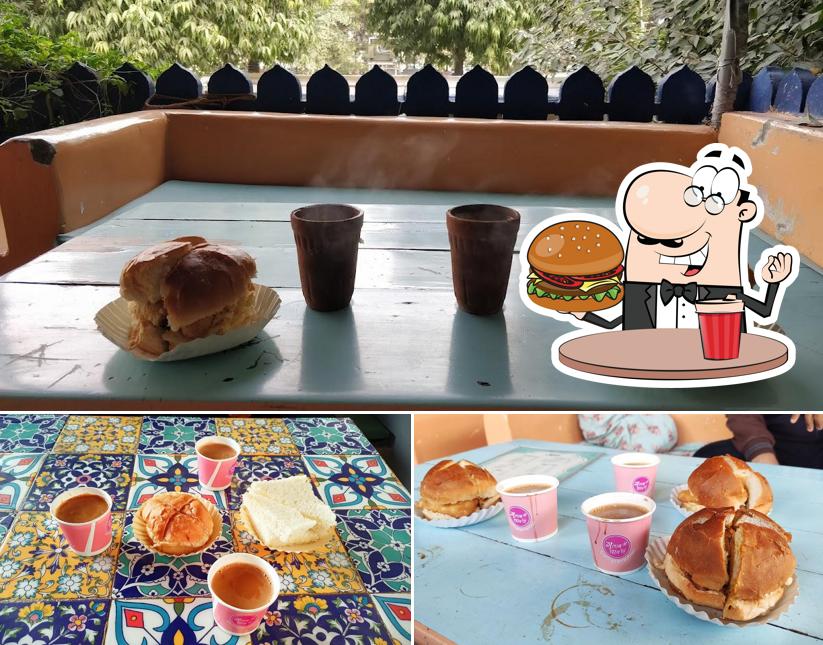 Get a burger at Gulab Ji Chai Bani Park