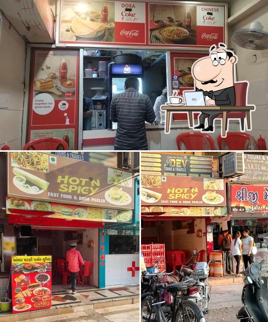 The interior of Hot n spicy