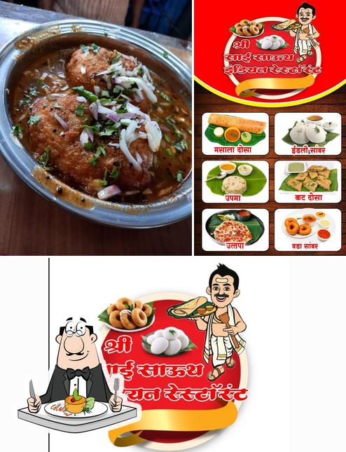 Food at Shri Sai South Indian Restaurant