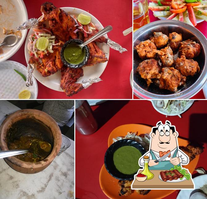 Sonu Dhaba serves meat dishes