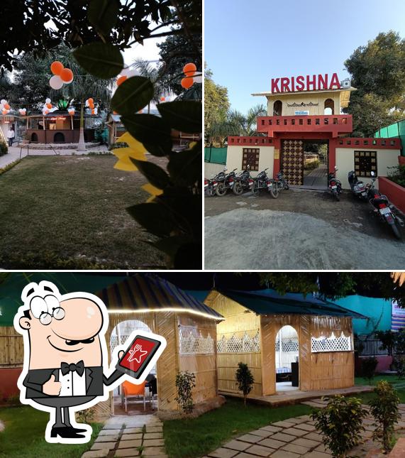 Enjoy the view outside Krishna Garden Restaurant