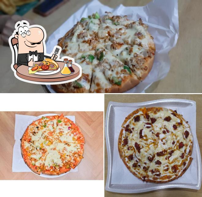 Order various kinds of pizza