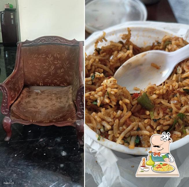 Food at Mangadu Sri Balaji Bhavan