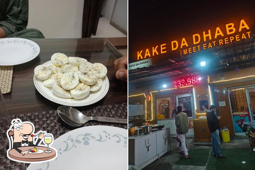 Food at Kakke Da Dhaba