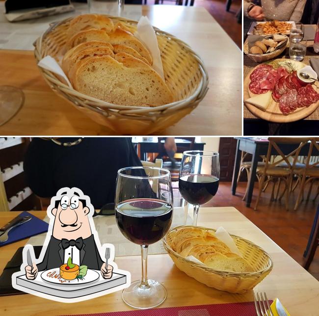 Cibo al Osteria Pozzo della Mensa