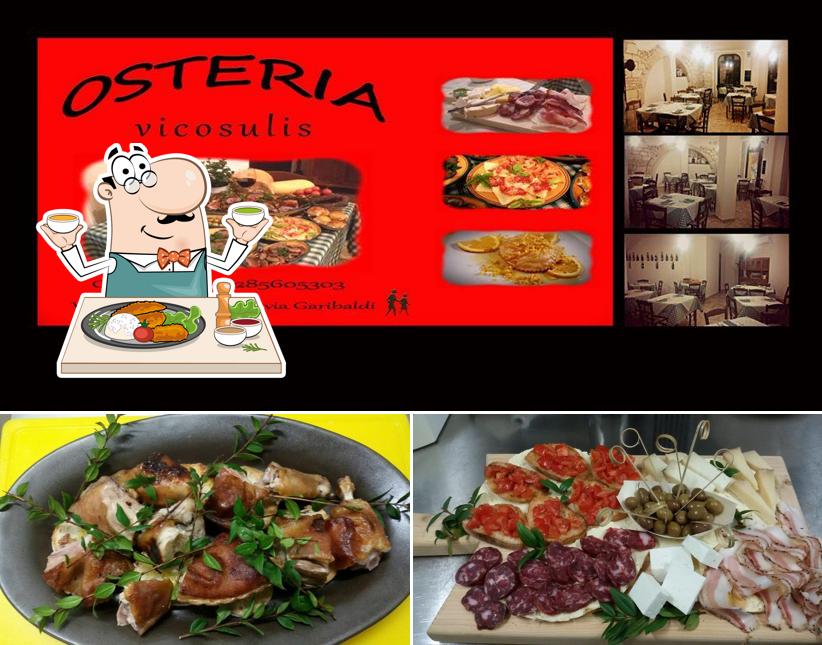 Platti al Osteria Vicosulis