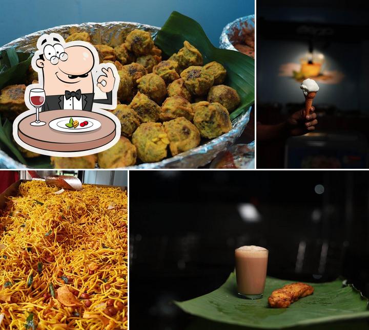 Food at AR Vegetarian Restaurant and Bakery