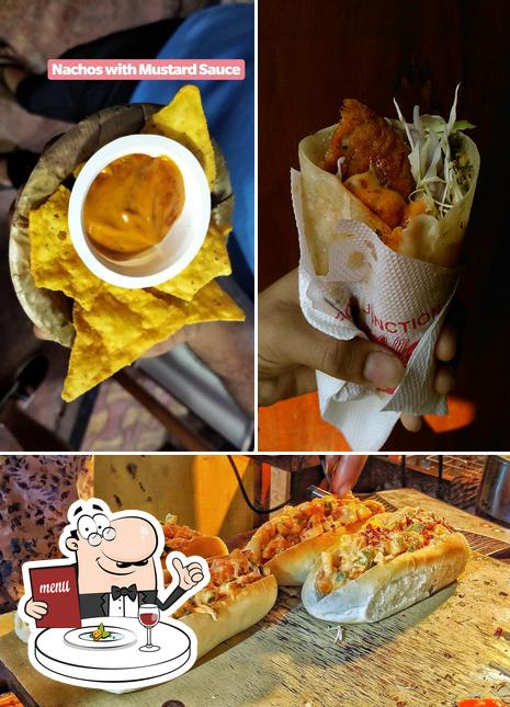 Food at Burger & Rolls