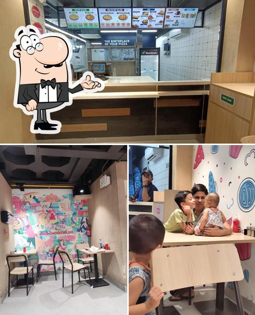 The interior of Domino's Pizza Sector-3, Rohini