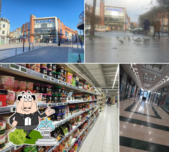Jetez un coup d’oeil à l’image indiquant la extérieur et intérieur concernant E.Leclerc ROUBAIX