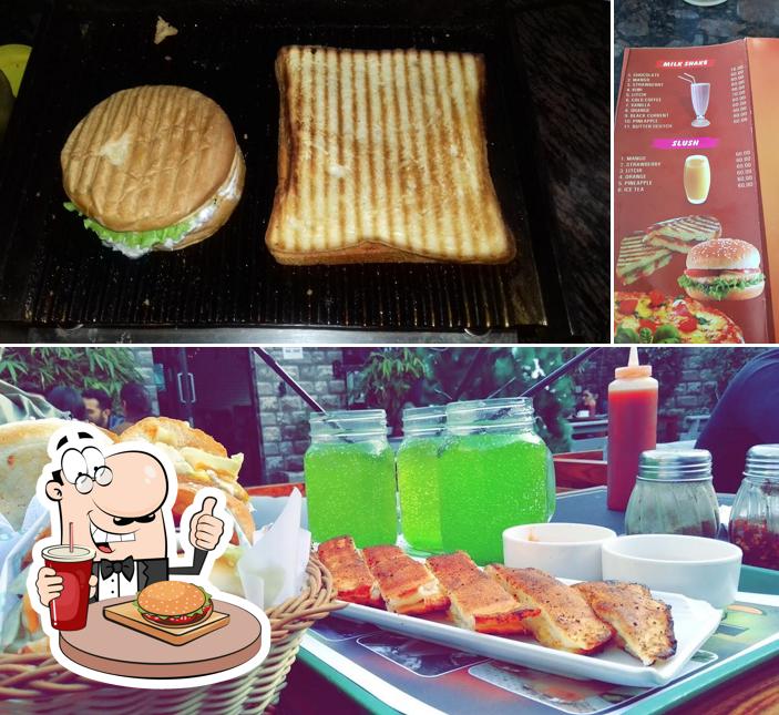 Order a burger at Mr. Italian Pizza