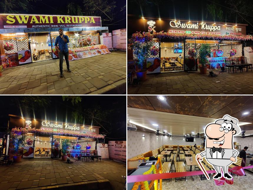 The exterior of Swami Kruppa Restaurant