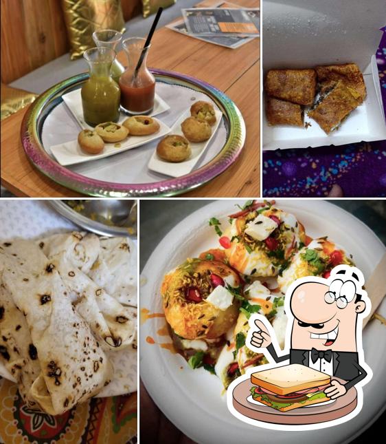 Grilled cheese sandwich at The Chaat House By The Sial Kitchen