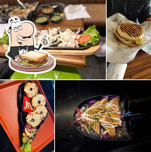 Grilled cheese sandwich at guftagu